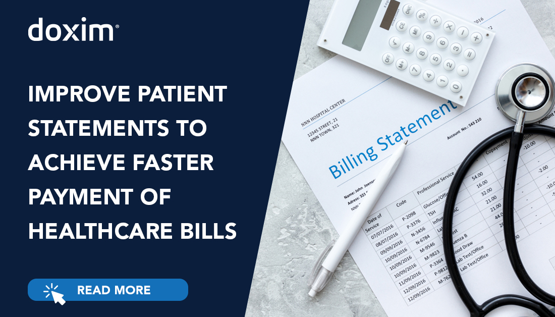 Improve Patient Statements to Achieve Faster Payment of Healthcare Bills